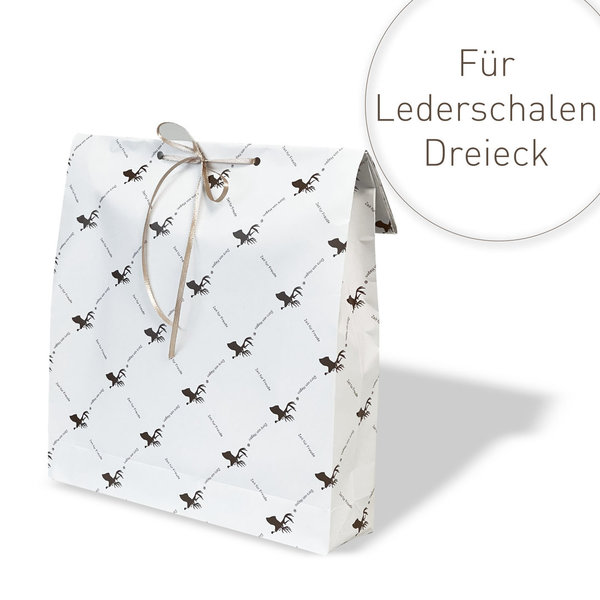 Doro von Hagen® Geschenkverpackung für eine Lederschale Dreieck 24 cm